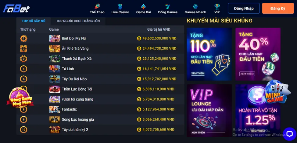 Giá trị cốt lõi và cam kết của Win55 nhận 99k